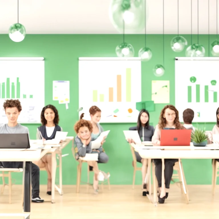 未来を見据えた学習風景